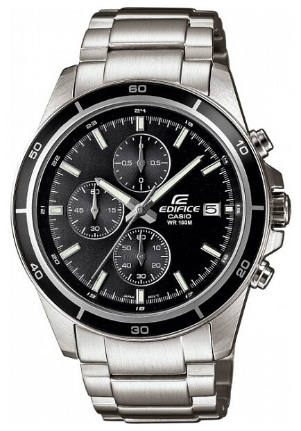 Наручные часы CASIO Edifice EFR-526D-1A, черный, серебряный