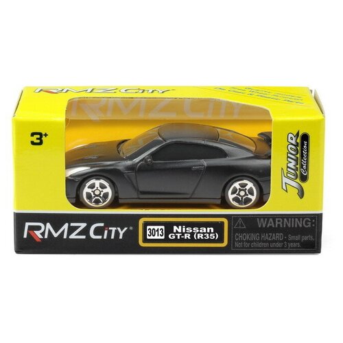 Машина металлическая Nissan GTR (R35), черный матовый цвет