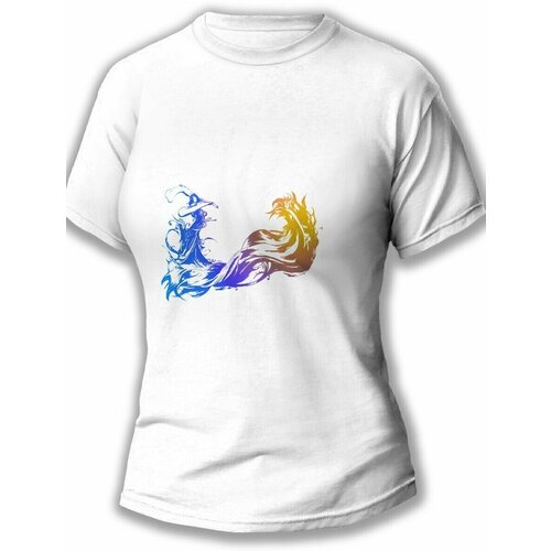 фото Футболка размер l, белый будь на стиле