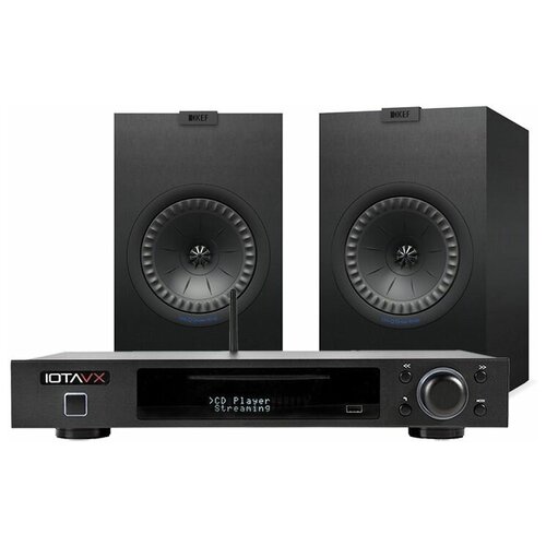 C полочной акустикой IOTAVX SA3 + KEF Q350 Satin Black