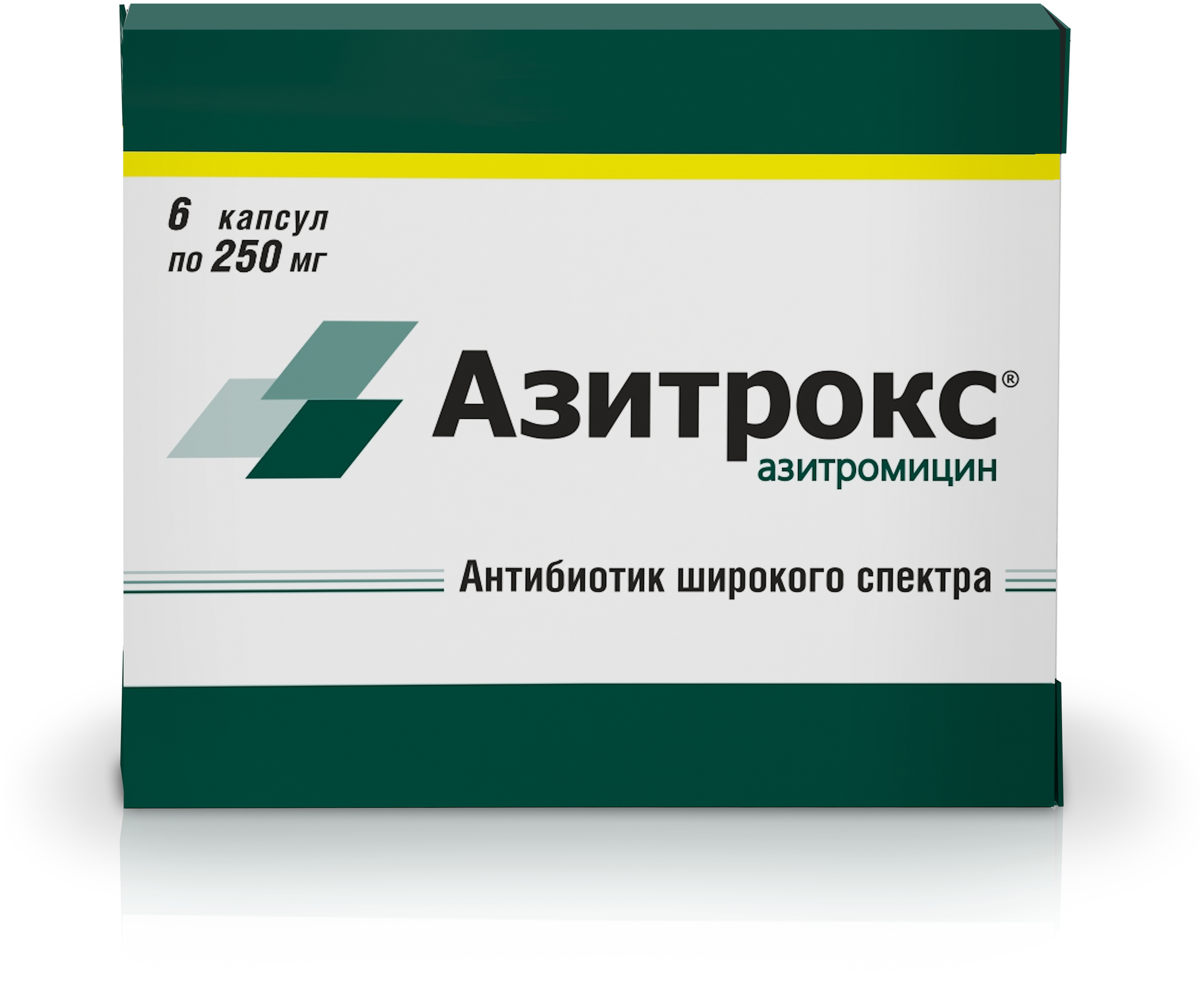Азитрокс капсулы 250 мг 6 шт