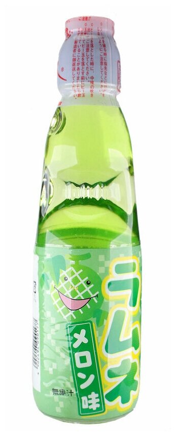 Лимонад RAMUNE газированнный "Lemonade Melon" (лимонад со вкусом дыни), 200мл стекло, 1шт.