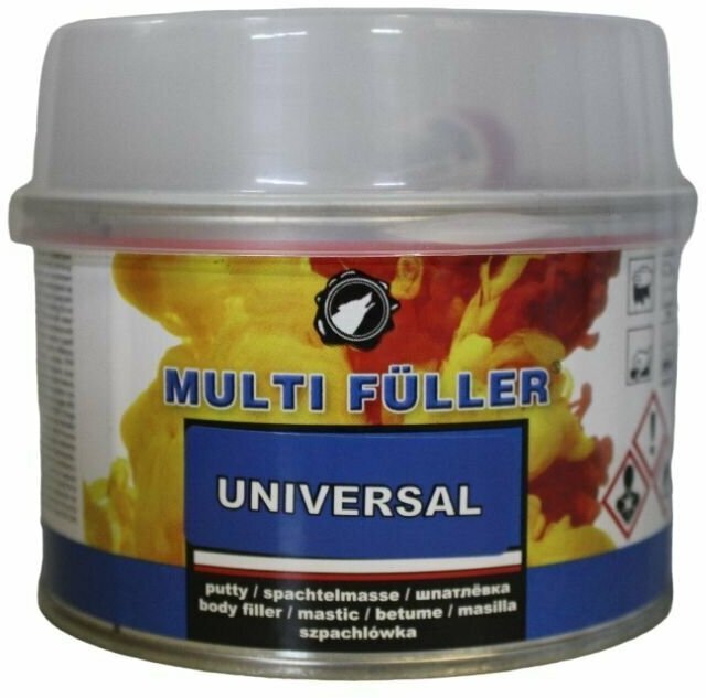 Шпатлевка полиэфирная UNIVERSAL (желтый) 04 кг MULTI FULLER