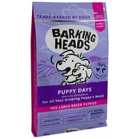Barking Heads Сухой корм "Щенячьи деньки" с курицей, лососем и рисом для щенков крупных пород (PUPPY DAYS LARGE BREED)