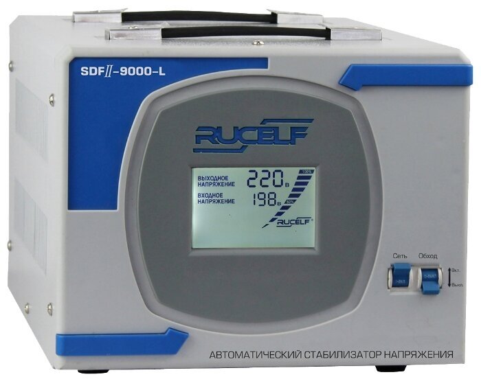 Стабилизатор напряжения RUCELF SDF. II-9000-L, 00-00000720