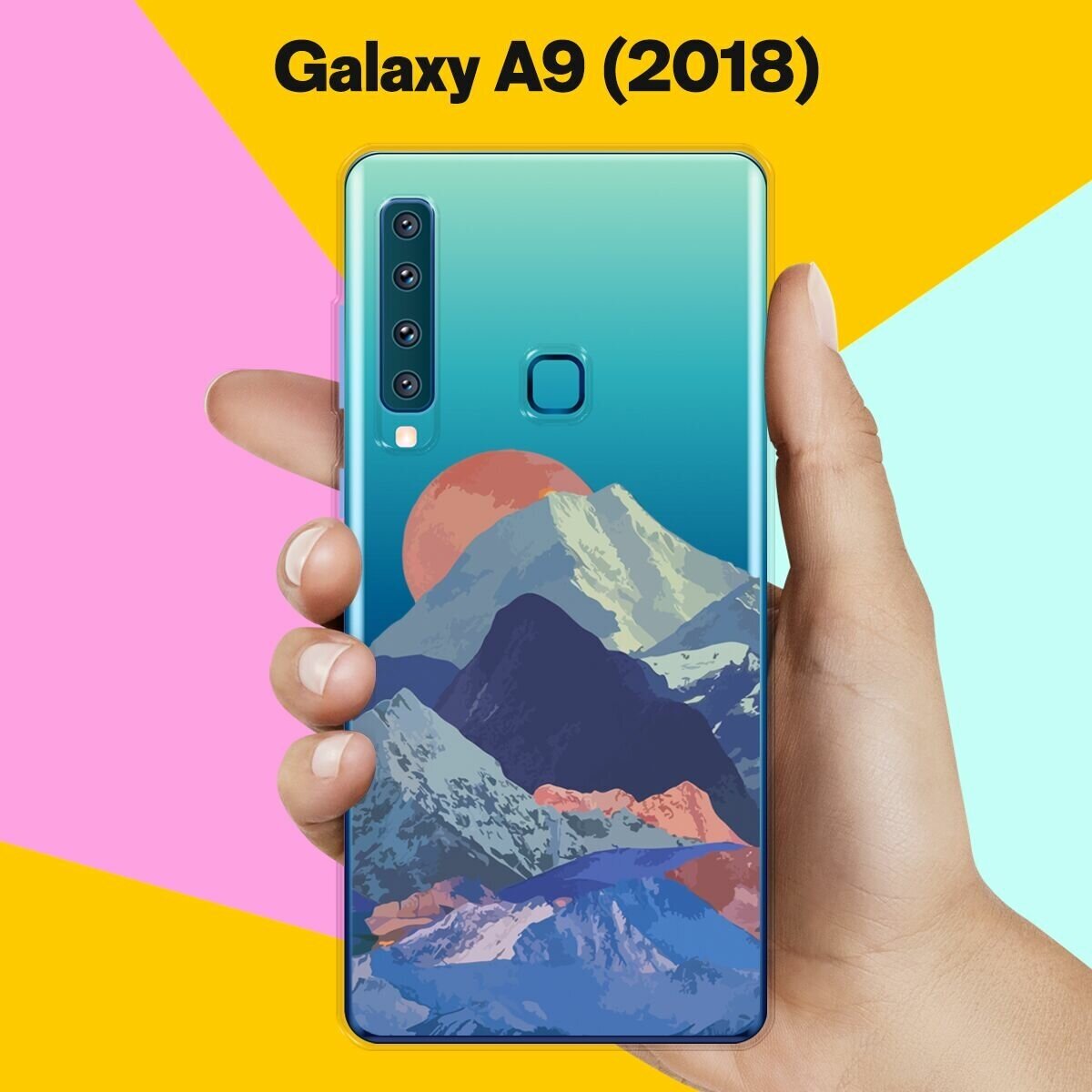 Силиконовый чехол на Samsung Galaxy A9 (2018) Горы / для Самсунг Галакси А9 2018