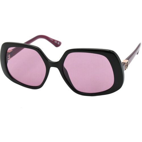 Солнцезащитные очки GUESS, бабочка, с защитой от УФ, для женщин, бордовый