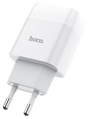 Сетевое зарядное устройство c 2 USB HOCO C73A, белое