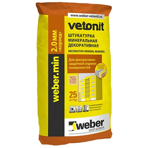 Vetonit weber.min koroed Декоративная штукатурка 20 kg 1012417