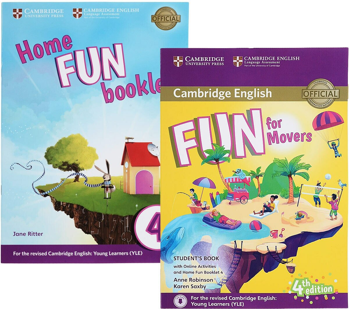 English Fun for Movers 4th Edition Student's Book and Home Fun Booklet 4 +CD
