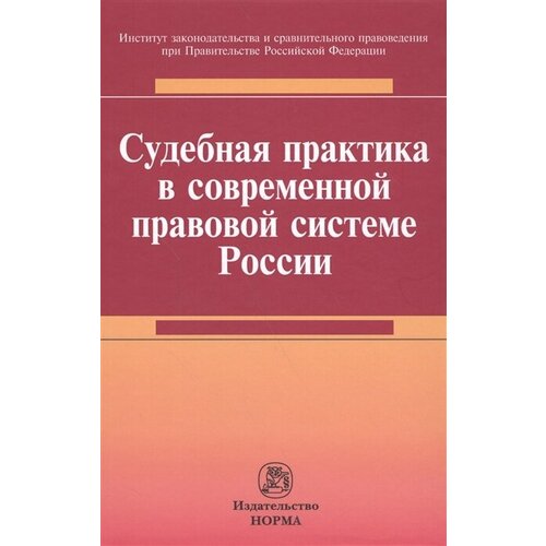 Судебная практика в современной правовой системе России. Монография