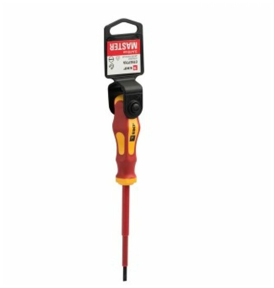 Отвертка SL4х100мм Master 1000В Basic EKF sl-4-100-mas-in