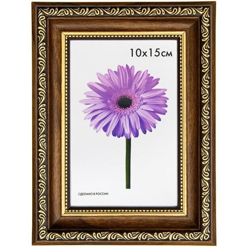 Фоторамка dorothy 100х150мм пластик коричневая 643₽