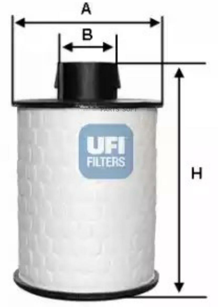 UFI 60. H2O.00 Фильтр топливный