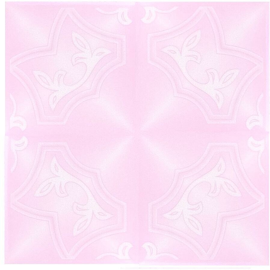 Плитка на потолок из пенополистирола с рисунком розовая - фотография № 4