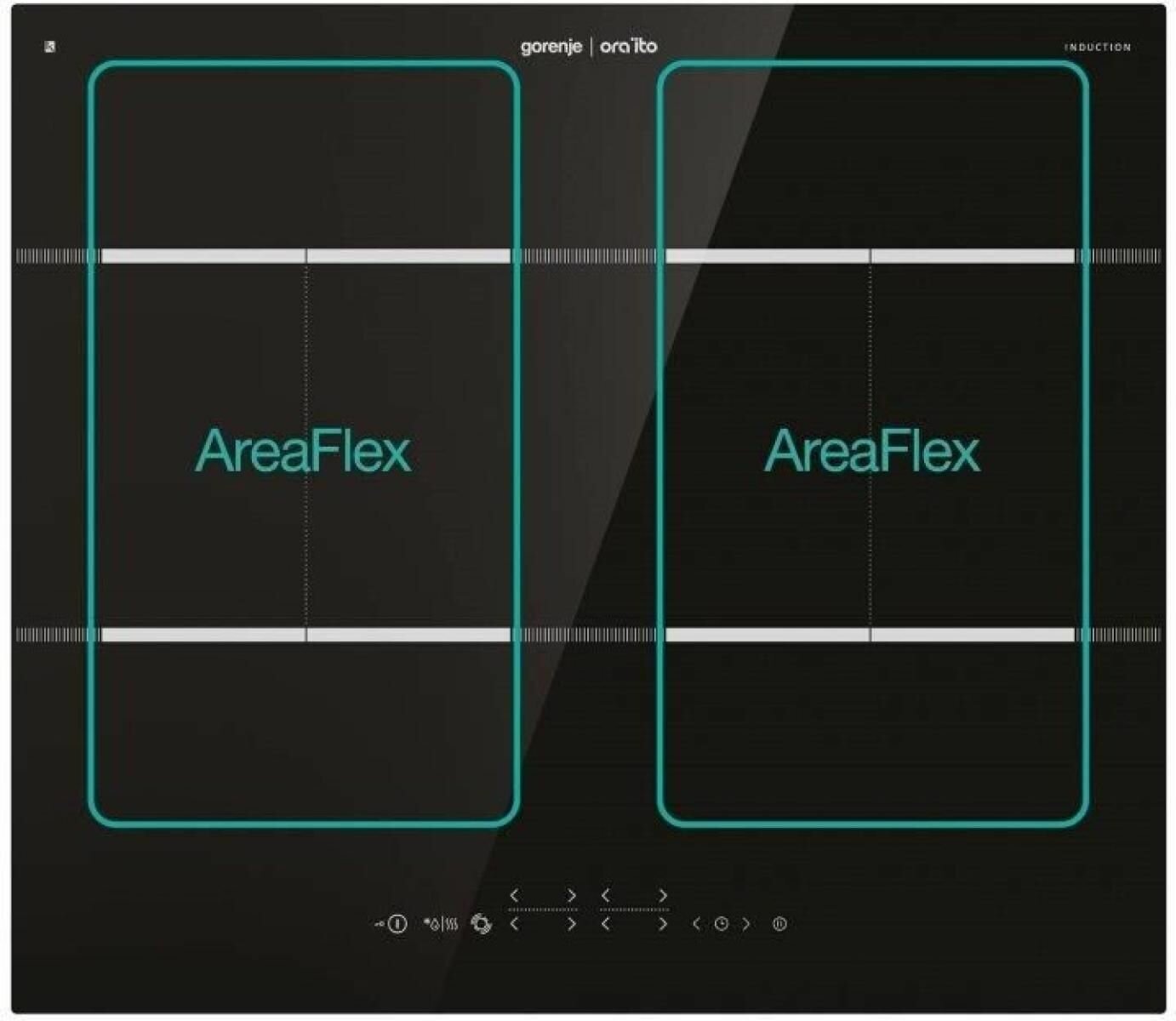 Индукционная варочная панель GORENJE , индукционная, независимая, черный - фото №2