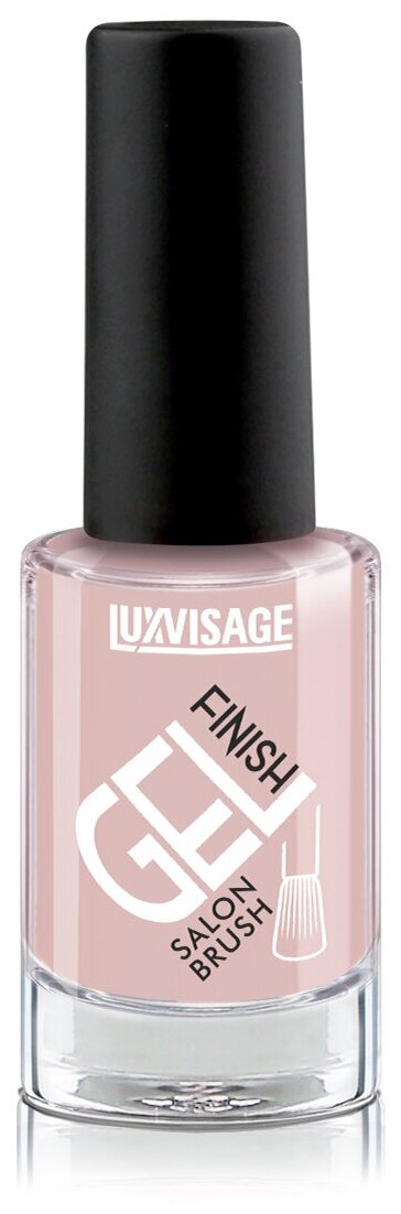 Лак LUXVISAGE Gel finish, 9 мл, 17 светлый бежевый нюд