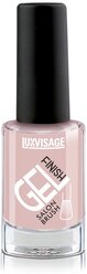 LUXVISAGE Лак для ногтей Gel finish, 9 мл, 17 светлый бежевый нюд