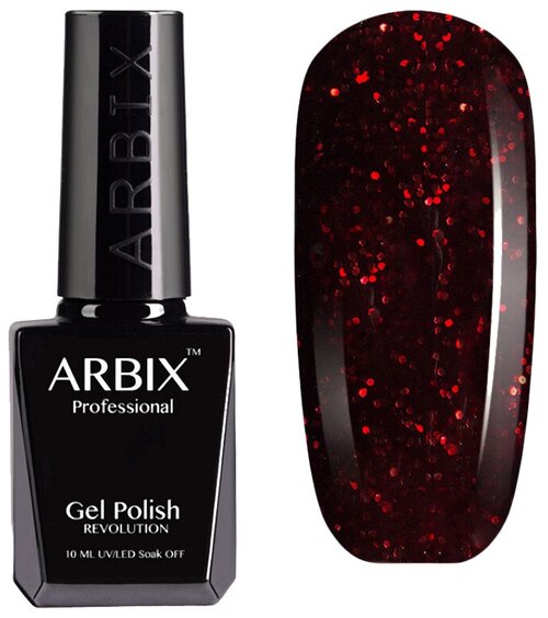 Arbix Гель-лак Classic (glitter), 10 мл, 50 г, 038 Куршавель