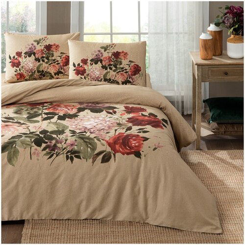 КПБ LINENS SATEN ALLDAY/евро/CARLIN, красный