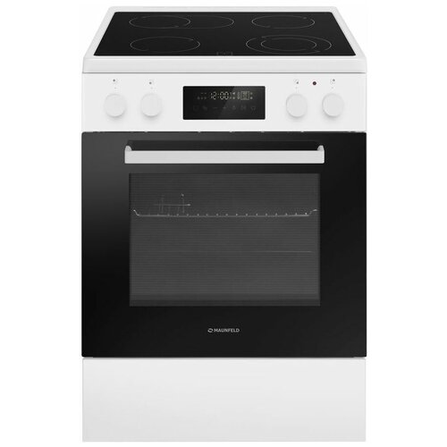 Электрическая плита MAUNFELD MEC611CW09TD стеклокерамика белый ка-00018160 8037000₽