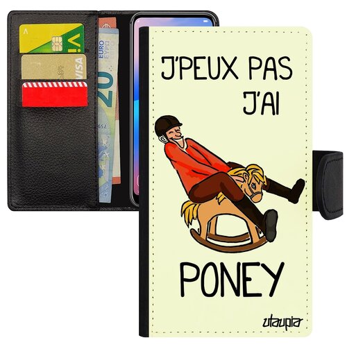 фото Чехол-книжка на мобильный apple iphone se 2020, "не могу - у меня пони!" юмор повод utaupia