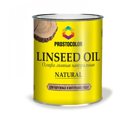 Олифа льняная натуральная Linseed Oil PROSTOCOLOR 2,2 л