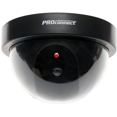 Камера видеонаблюдения муляж камеры видеонаблюдения PROconnect 45-0220 черный фальшивая пластиковая беспроводная камера безопасности с мигающим красным светодиодом