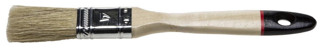 Плоская кисть STAYER Universal 20 мм 3 4 светлая натуральная щетина деревянная ручка (0102-020)