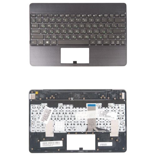 Keyboard / Клавиатура для Asus VivoTab RT TF600T темный металлик