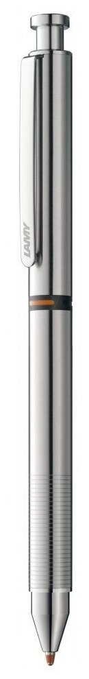 Ручка мультисистемная Lamy (черный+кар 0,5+красный) 745 st, Полированная сталь, M21