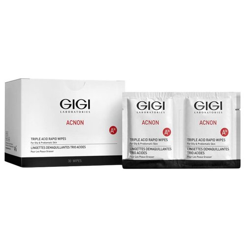 GIGI ACNON Triple Acid Rapid Wipes