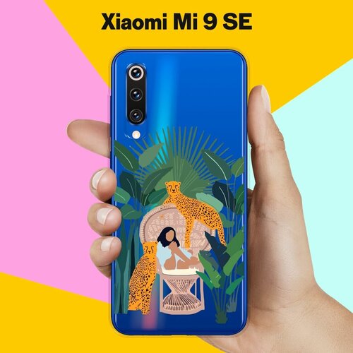 Силиконовый чехол на Xiaomi Mi 9 SE 2 тигра / для Сяоми Ми 9 СЕ силиконовый чехол на xiaomi mi 9 se пейзаж для сяоми ми 9 се