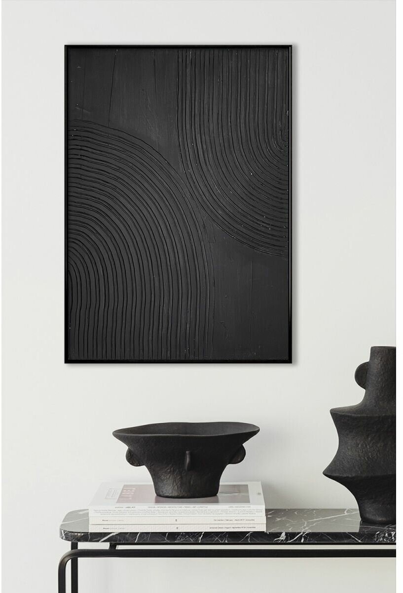 Картина для интерьера Черные арки №3 DECORMARKT 40х50 см
