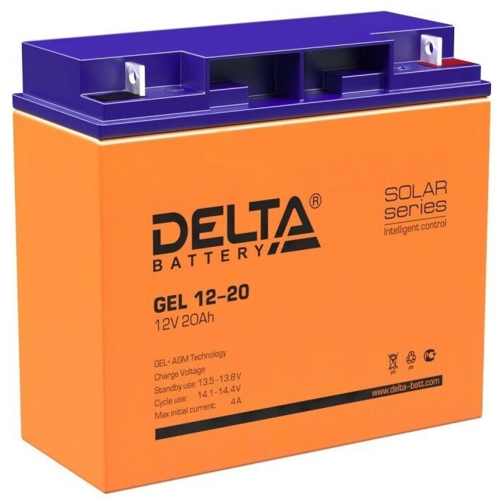 Батарея для ИБП DELTA GEL 12-20 (12В 20Ач)