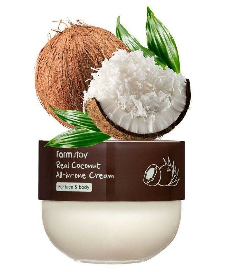 Farmstay Многофункциональный крем с кокосом, 300 мл (Farmstay, ) - фото №1