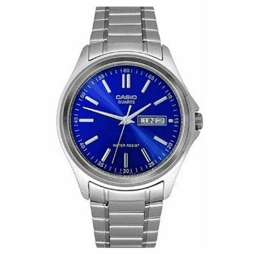 Наручные часы CASIO Collection MTP-1239D-2A, синий, серебряный casio часы casio w 59b 2a коллекция digital