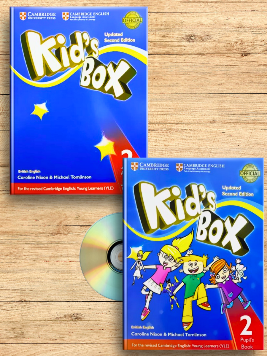 Kid's Box 2 комплект Учебник + рабочая тетрадь + диск