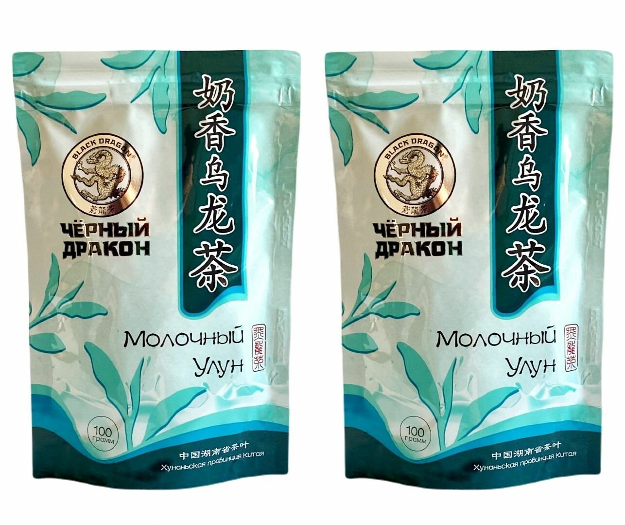 Черный Дракон Чай зеленый Молочный улун, 100 г, 2 уп