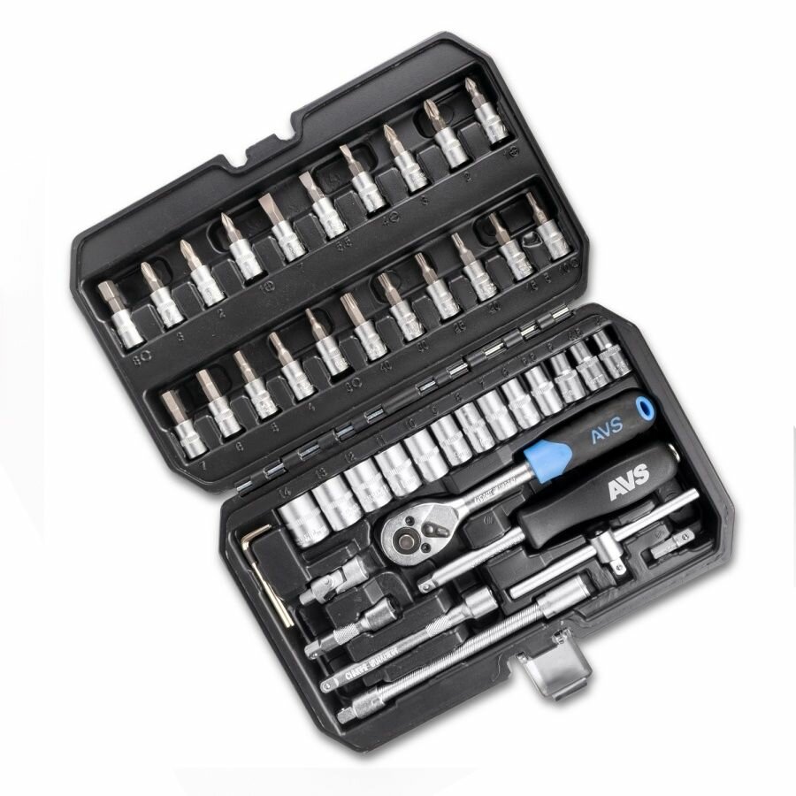 Набор инструментов 46 предметов "MASTER" AVS — фото 1