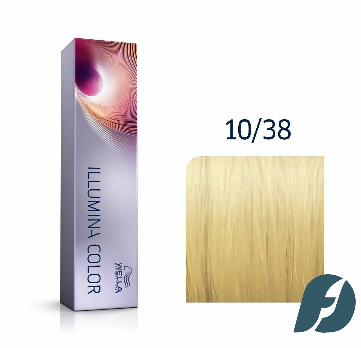 Wella Professionals Illumina Color крем краска для волос 60 мл - Иллюмина 10/38 Яркий блонд золотисто-жемчужный
