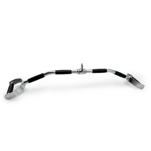 Рукоятка для тяги с широким параллельным хватом UNIX Fit PRO изогнутая 100 см, для блочного тренажера кроссовера, рукоять для широкой тяги