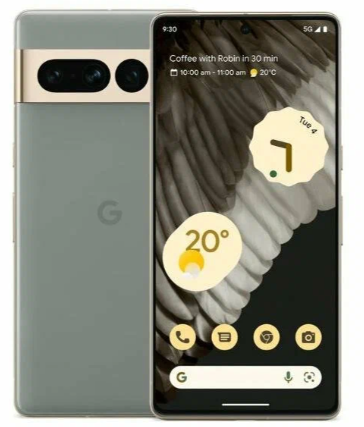 Смартфон Google Pixel 7 Pro 12/256 ГБ USA, nano SIM+eSIM, ореховый