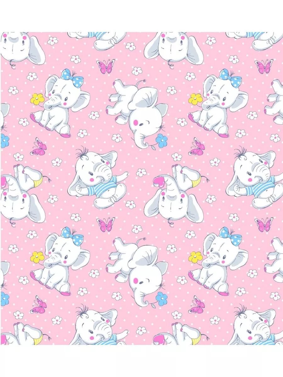 Пеленка ситцевая Ткань для рукоделия