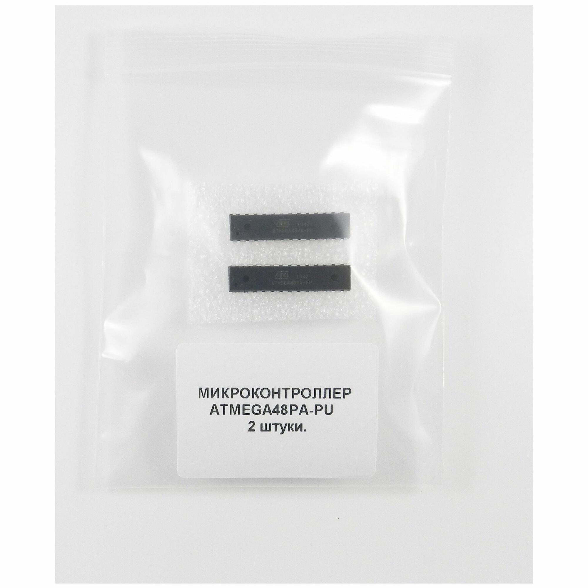 Микроконтроллер ATMEGA48PA-PU, Микроконтроллер 8-бит AVR, DIP28,(оригинал)