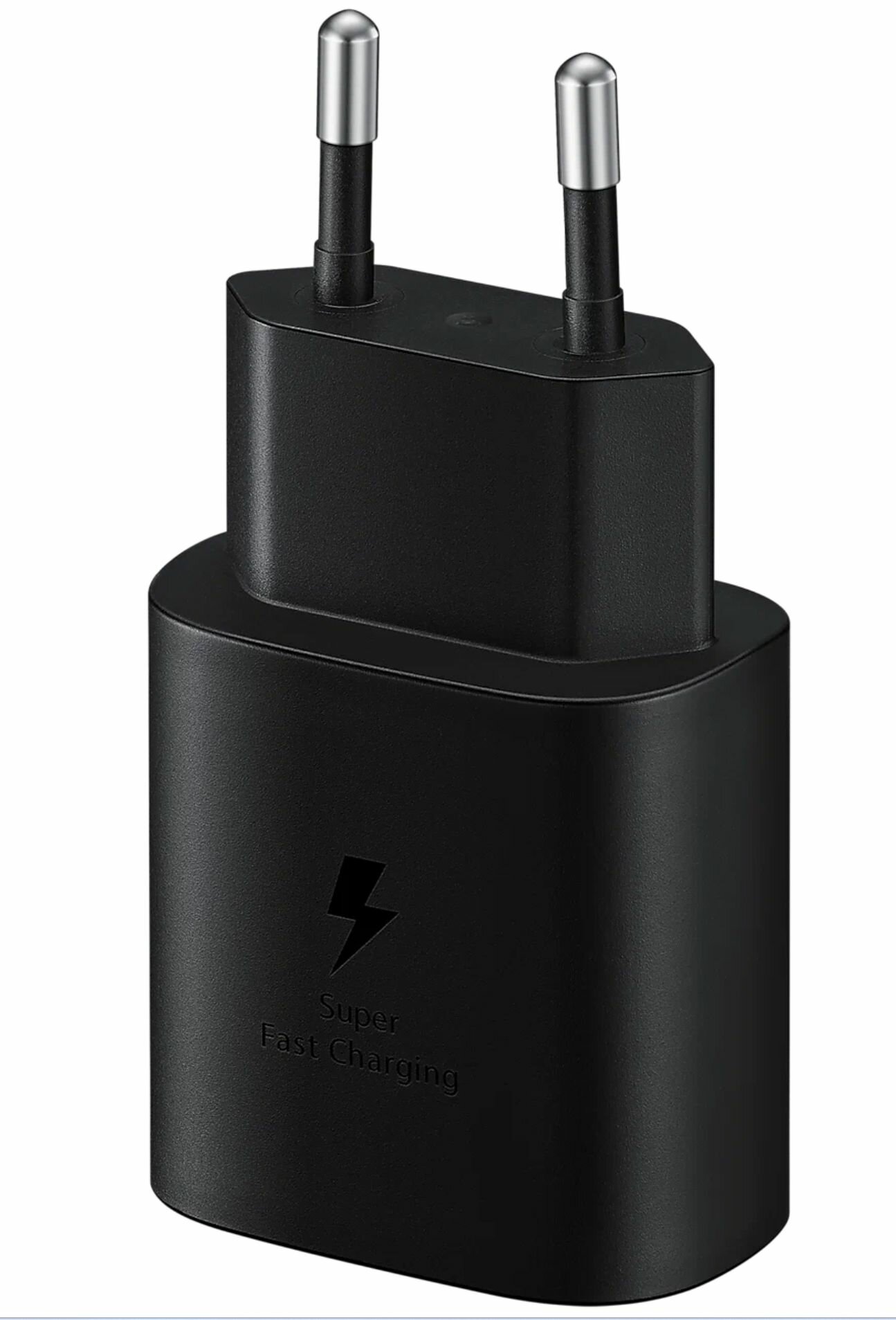 Сетевое зарядное устройство Samsung EP-TA800, 25 Вт, черный, USB Type-C - Lightning — фото 1