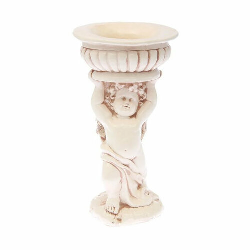 Кашпо фигурное Ангел с чашей большое 40*19см/ М-Д