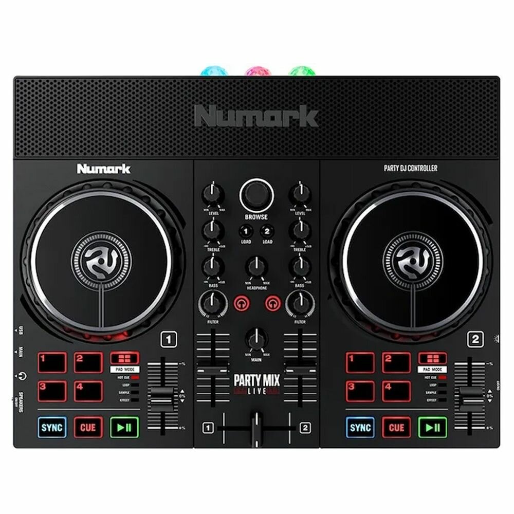 NUMARK PARTYMIX Live - DJ-контроллер в комплекте ПО Serato