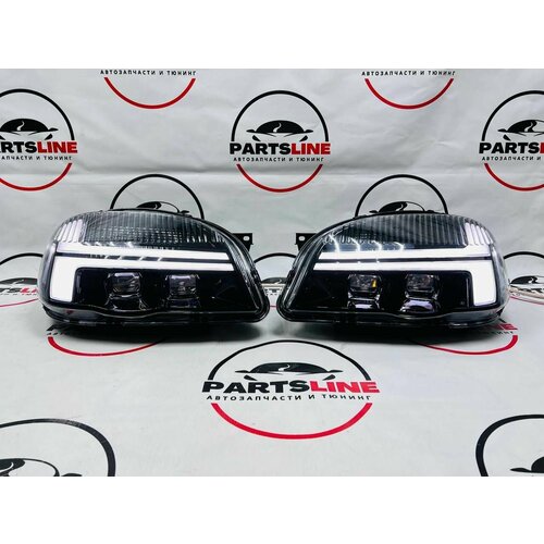 Фары передние Нива Шевроле Bi-Led стиль Tesla Chevrolet Niva Тесла комплект 39505₽