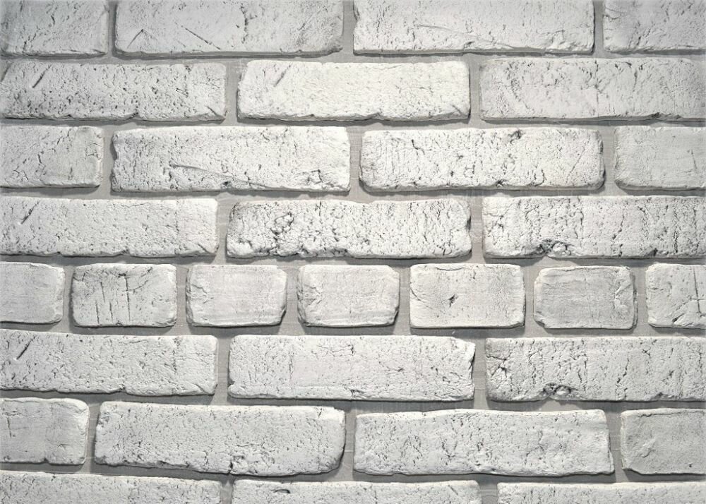 Декоративный Кирпич Русский Камень Монастырский Белая Скала Артикул 10.24 Ш26.5хВ6.5 см 1м2.
